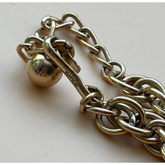 Vintage Napier Kumquat Moonglow Necklace & Earrings Set Brown Tone Goldtone High - Picture 14 of 16